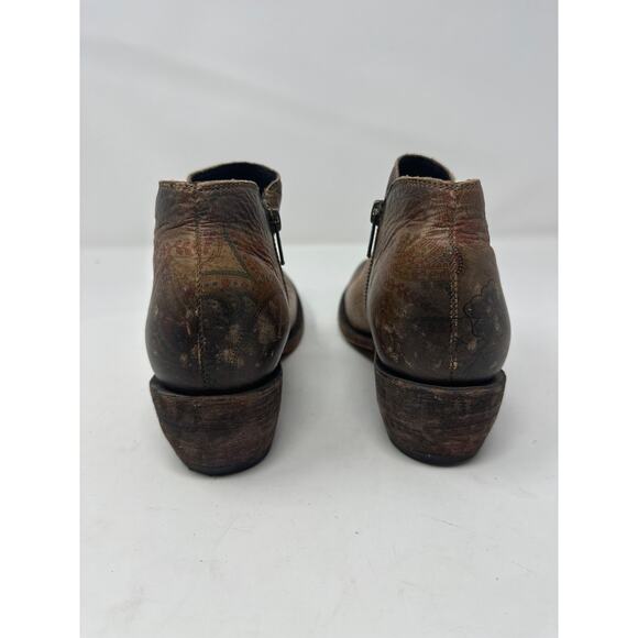 Liberty Black NEW Emmie Floral Tan Multicolor Boots size 7 - Picture 4 of 6